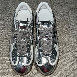 Alohas silver trainer sneaker